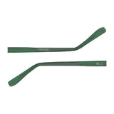 Par de hastes acetato Verde Fosco