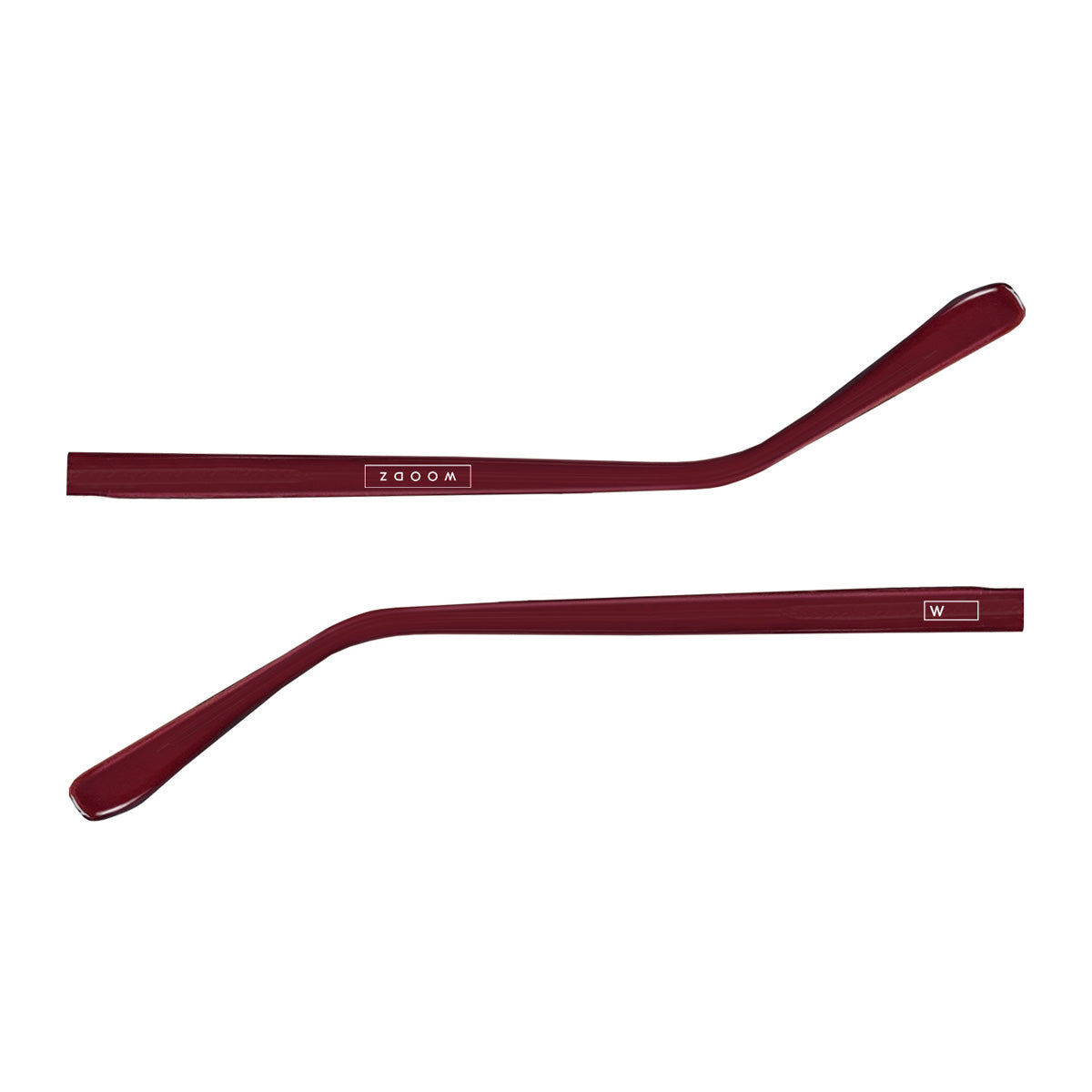 Par de hastes acetato Vinho