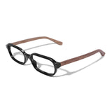 Armação de Acetato com Madeira | Woodz Keno Black