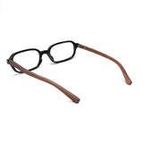 Armação de Acetato com Madeira | Woodz Keno Black