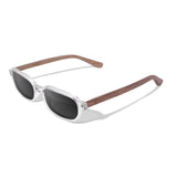Óculos de Sol de Acetato com Madeira | Woodz Keno Cristal