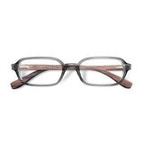 Armação de Acetato com Madeira | Woodz Keno Grafite