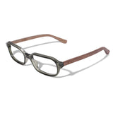 Armação de Acetato com Madeira | Woodz Keno Green