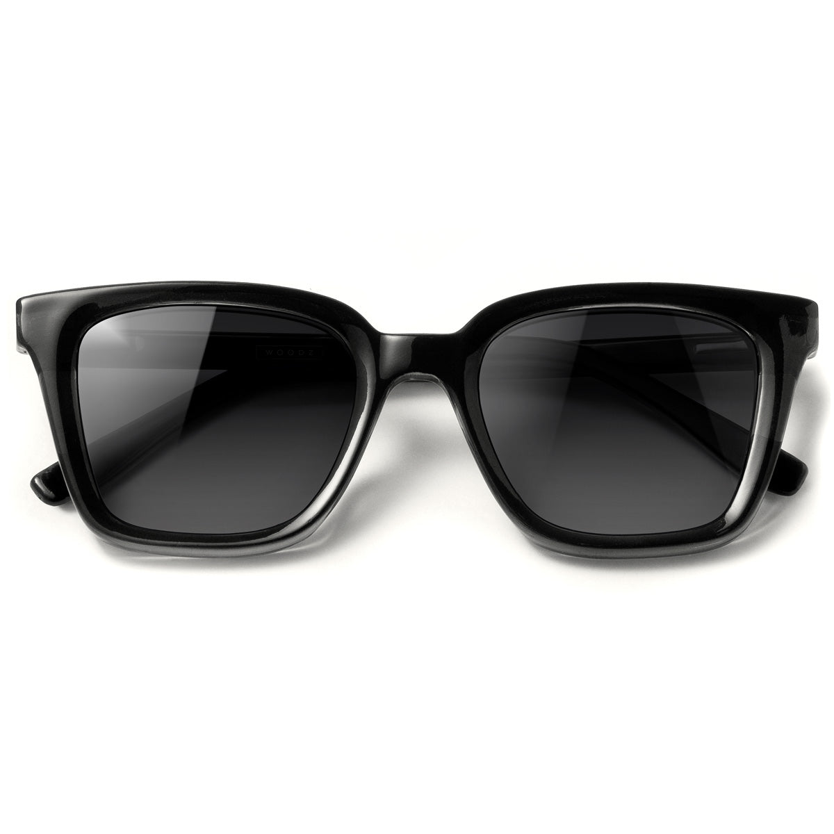 Óculos Kim Black com lente de sol cinza total