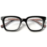 Armação de Acetato com Madeira | Woodz Kim Black