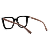 Armação de Acetato com Madeira | Woodz Kim Black