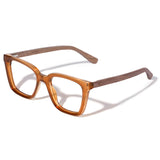 Armação de Acetato com Madeira | Woodz Kim Camel