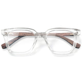 Armação de Acetato com Madeira | Woodz Kim Cristal