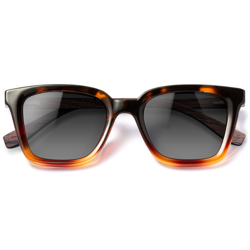 Óculos de Sol de Acetato com Madeira | Woodz Kim Tortoise