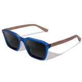 Óculos de Sol de Acetato com Madeira | Woodz Reno Blue