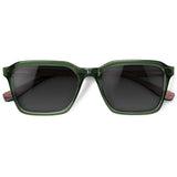 Óculos de Sol de Acetato com Madeira | Woodz Reno Green