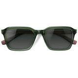 Óculos de Sol de Acetato com Madeira | Woodz Reno Green