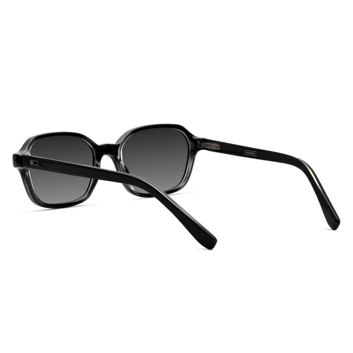 Lee Black com lente de sol cinza