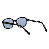 Óculos de Sol todo de Acetato | Lee Black Lente Azul Claro (Woodz + DOD)