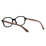 Armação de Acetato com Madeira | Woodz Lee Black