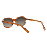 Óculos de Sol todo de Acetato | Woodz Lee Marrom