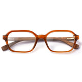 Armação de Acetato com Madeira | Woodz Lee Marrom