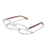 Armação de Acetato com Madeira | Woodz Lee Cristal