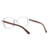 Armação de Acetato com Madeira | Woodz Lee Cristal