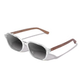 Óculos de Sol de Acetato com Madeira | Woodz Lee Cristal