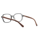 Armação de Acetato com Madeira | Woodz Lee Grafite