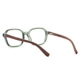 Armação de Acetato com Madeira | Woodz Lee Green