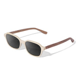 Óculos de Sol de Acetato com Madeira | Woodz Lee Off White
