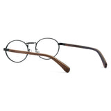 Armação de Metal com Madeira | Woodz Oval Verde