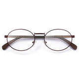 Armação de Metal com Madeira | Woodz Oval Vinho