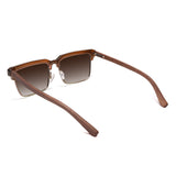 Óculos de Sol de Acetato com Madeira | Woodz Miura Camel