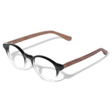 Armação de Acetato com Madeira | Woodz Nino Black Degrade