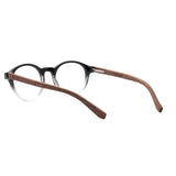 Armação de Acetato com Madeira | Woodz Nino Black Degrade