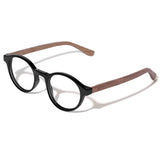 Armação de Acetato com Madeira | Woodz Nino Black