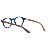Armação de Acetato com Madeira | Woodz Nino Blue