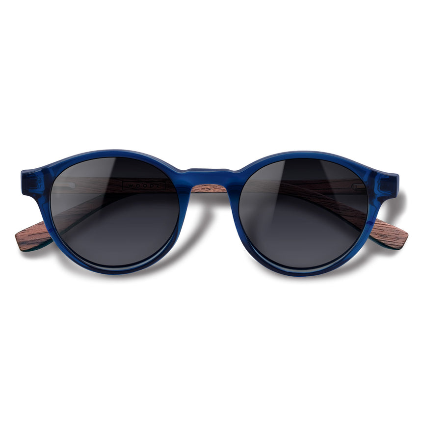 Óculos de Sol de Acetato com Madeira | Woodz Nino Blue