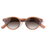 Óculos de Sol todo de Acetato | Woodz Nino Camel Fosco