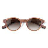 Óculos de Sol de Acetato com Madeira | Woodz Nino Camel Fosco