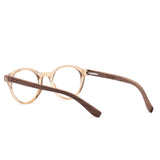 Armação de Acetato com Madeira | Woodz Nino Champanhe