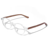 Armação de Acetato com Madeira | Woodz Nino Cristal
