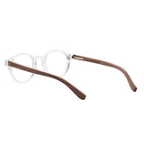 Armação de Acetato com Madeira | Woodz Nino Cristal