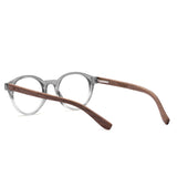 Armação de Acetato com Madeira | Woodz Nino Grafite Degrade