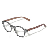 Armação de Acetato com Madeira | Woodz Nino Grafite