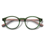 Armação de Acetato com Madeira | Woodz Nino Green