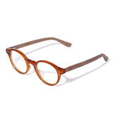 Armação de Acetato com Madeira | Woodz Nino Marrom Brilho