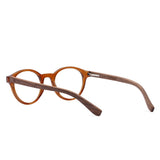 Armação de Acetato com Madeira | Woodz Nino Marrom Brilho