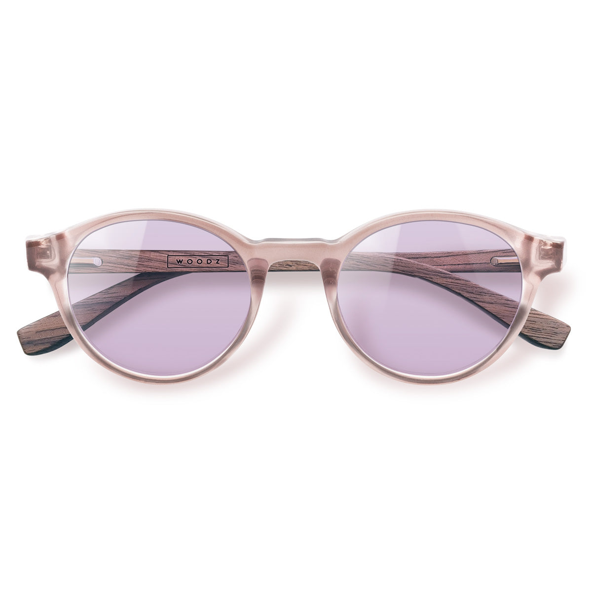 Nino Rose com lente colorida Lilás