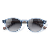 Óculos de Sol de Acetato com Madeira | Woodz Nino Sky Blue