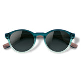 Óculos de Sol de Acetato com Madeira | Woodz Nino Verde Oceano