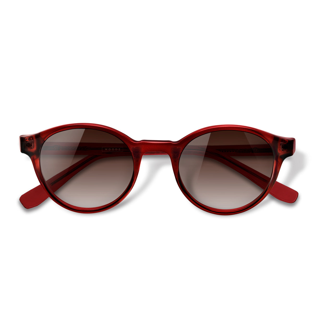 Óculos de Sol todo de Acetato | Woodz Nino Vinho