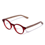 Armação de Acetato com Madeira | Woodz Nino Vinho